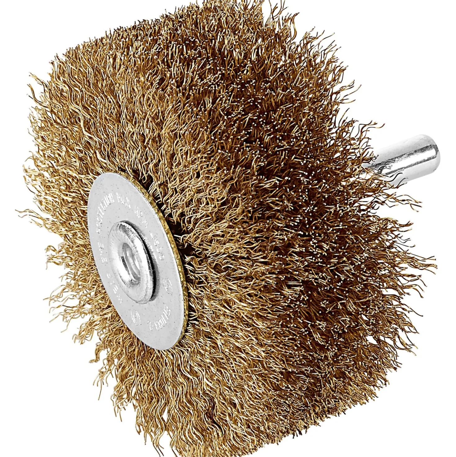 Spazzola per strutturare il legno LUX-TOOLS in ottone Ø 80 mm