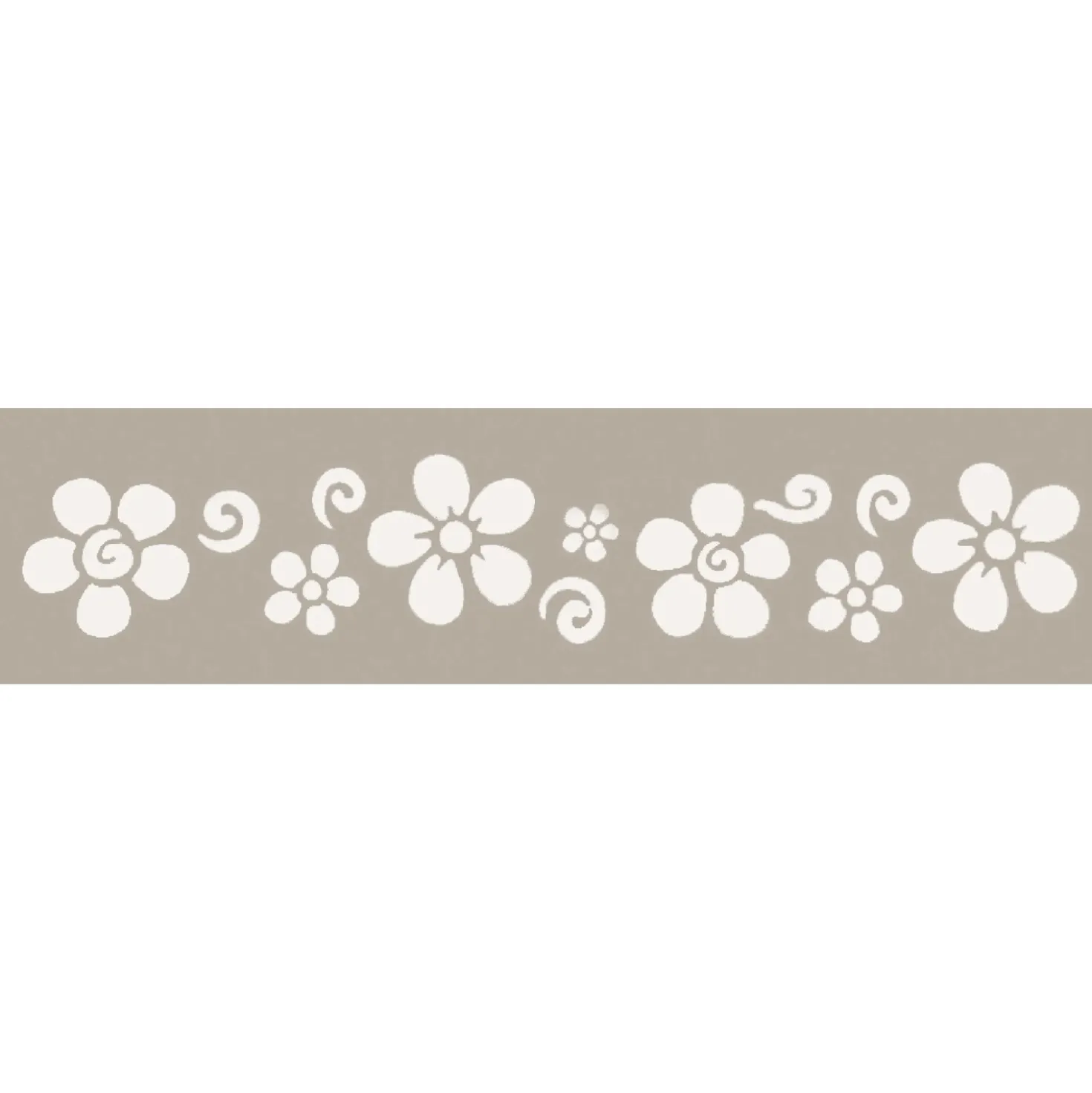 Stencil decorativi Mini Borders To-Do Fiori n.300 5x25 cm