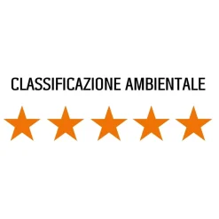 Stufa a legna in acciaio porcellanato Tea Nordica 7 kW nero