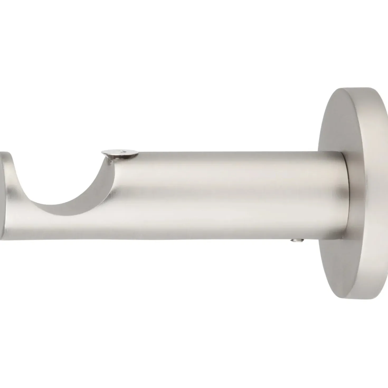 Supporto bastone tenda Function a 1 via acciaio Ø 2,5 x 8 cm