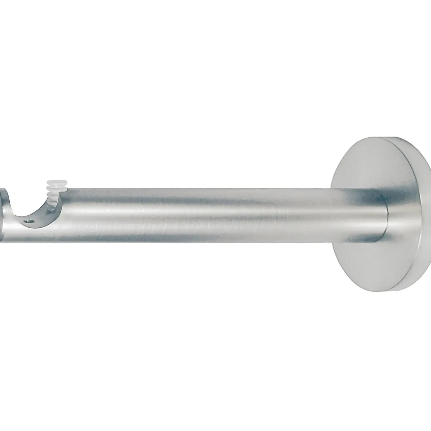 Supporto bastone tenda Function a 1 via acciaio Ø 1,6 x L 12 cm