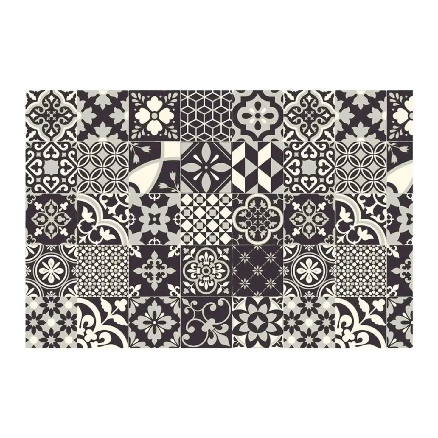 Tappeto Boho Chic in PVC 50x75cm con decori assortiti