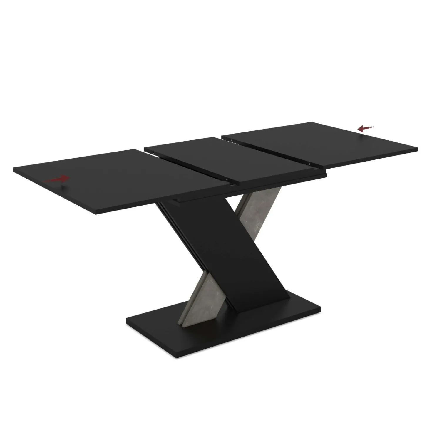 Tavolo allungabile da pranzo AXI cemento 120x75x76 cm