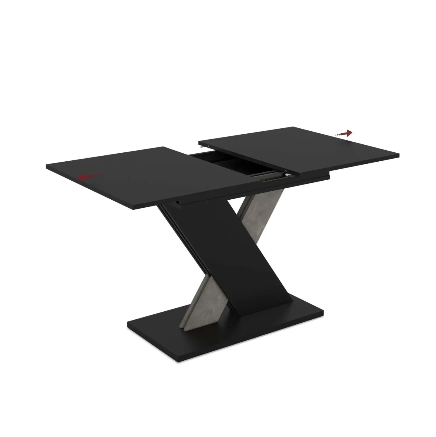 Tavolo allungabile da pranzo AXI cemento 120x75x76 cm