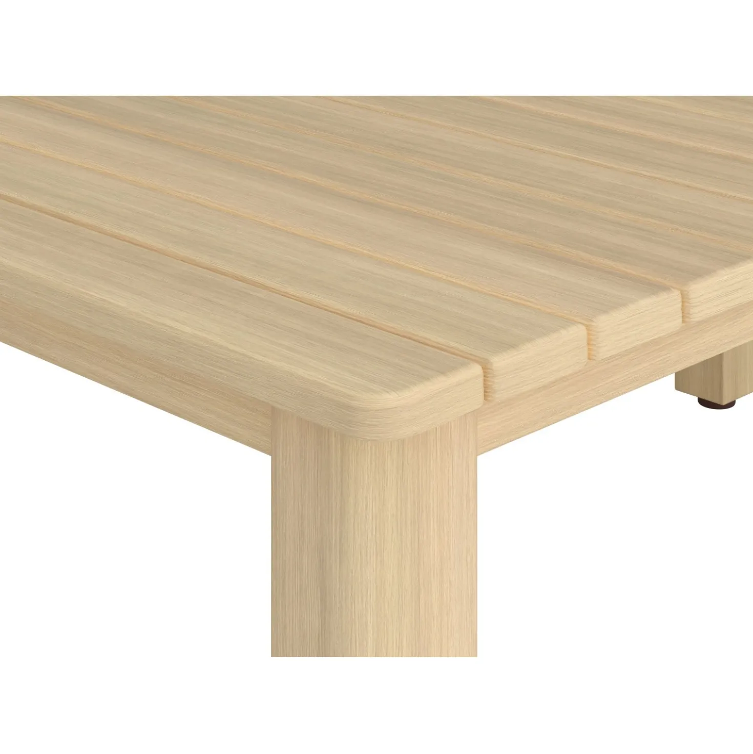 Tavolo da giardino Canston in legno di acacia 180x100x77 cm