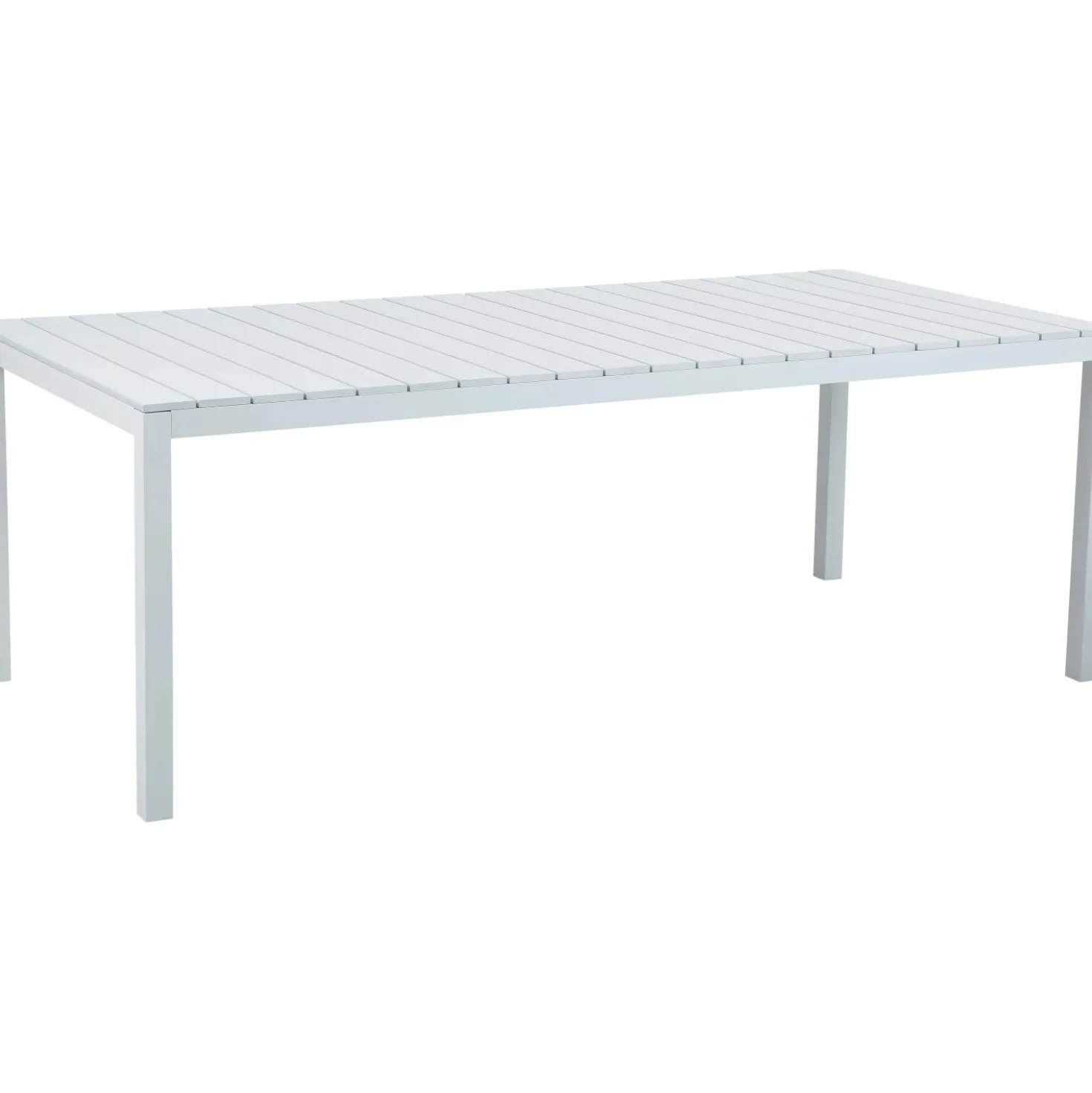 Tavolo da giardino Icara in alluminio e polipropilene 210x100xH75 cm