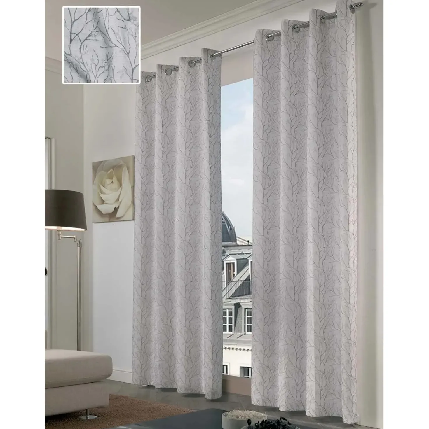 Tenda arredo Bonsai L 140 x H 280 cm grigio