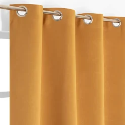 Tenda arredo Orus L 135 x H 280 cm giallo