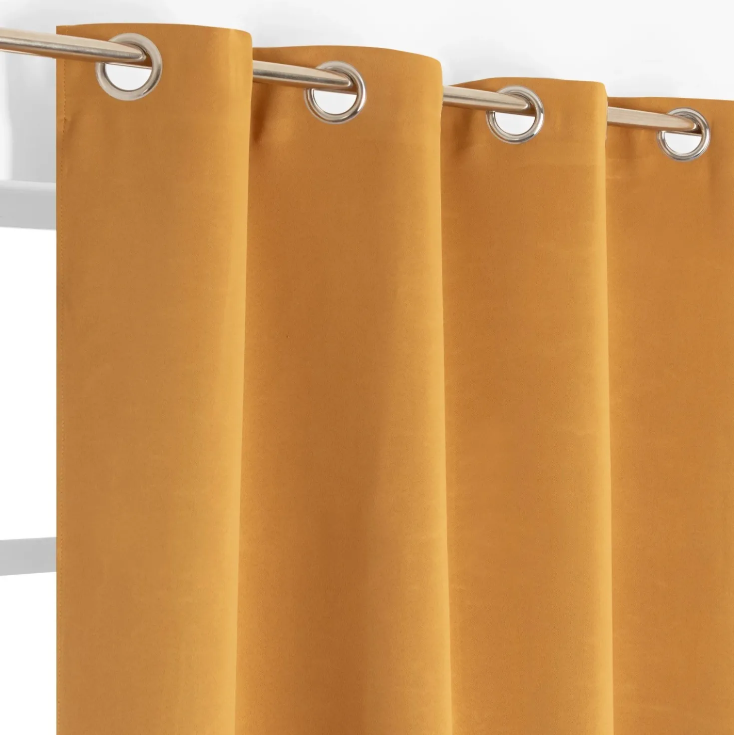 Tenda arredo Orus L 135 x H 280 cm giallo