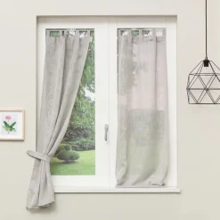 Tenda a vetro Lione L 60 x H 150 cm grigio