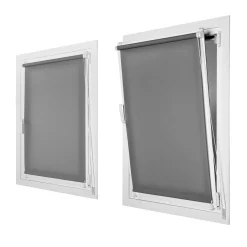 Tenda Clip & Fix colore grigio 45x180 cm