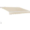 Tenda da sole a braccio reclinabile 395x250 cm beige