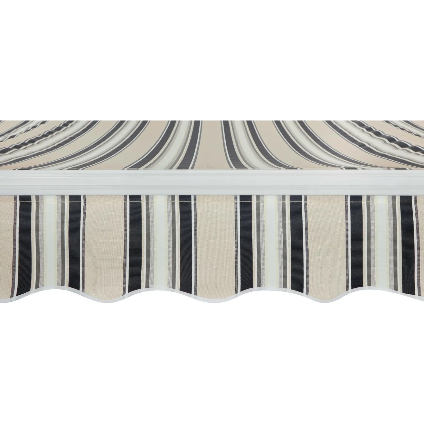 Tenda da sole a braccio reclinabile 295x200 cm beige/grigio