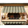Tenda da sole fissa Itaca 400x250 cm bianco-blu
