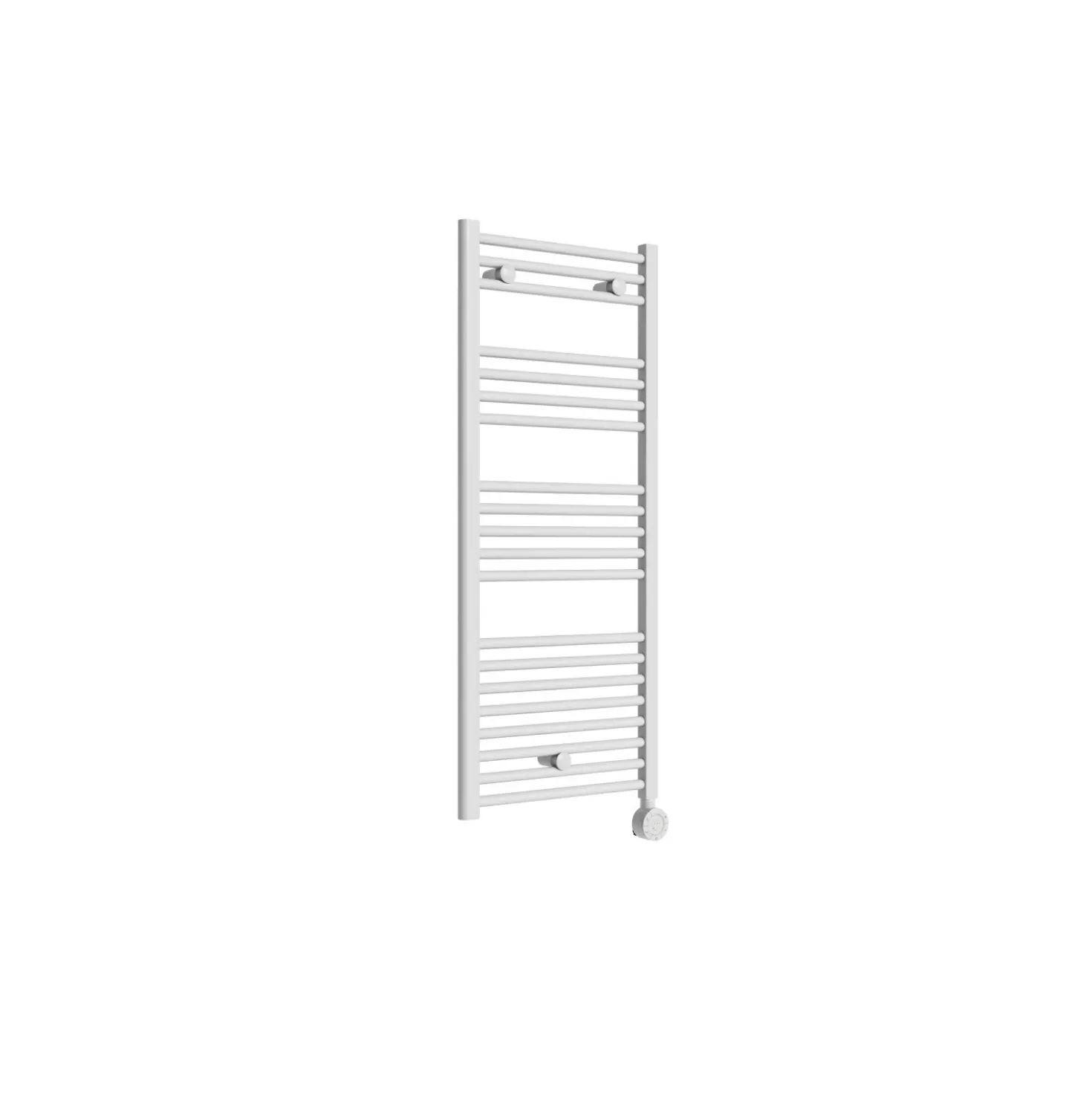 Termoarredo elettrico in acciaio bianco Bormio L 50 x H 120 cm