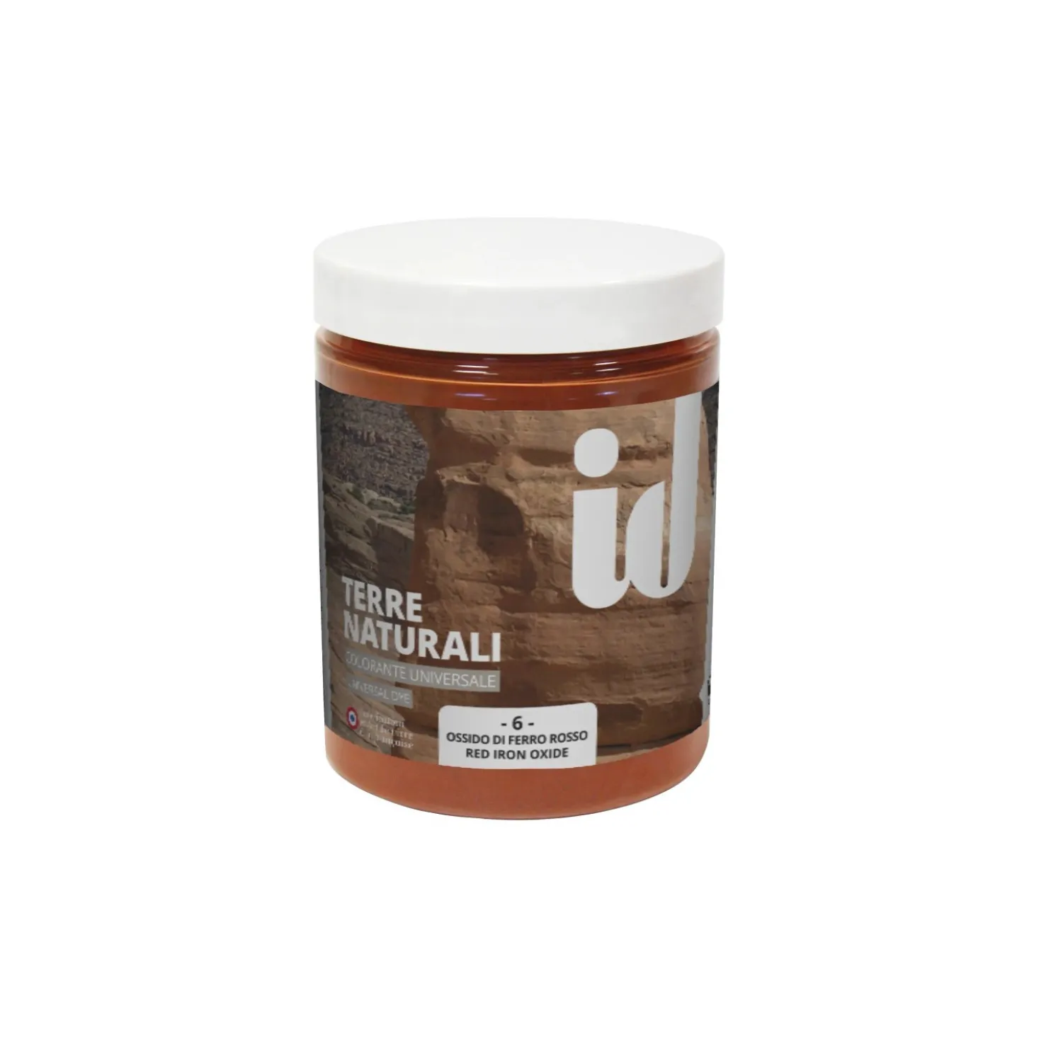 Terra naturale 100 ml ossido rosso