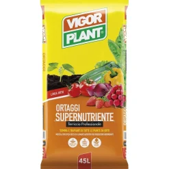 Terriccio per ortaggi Vigorplant supernutriente professionale 45 l