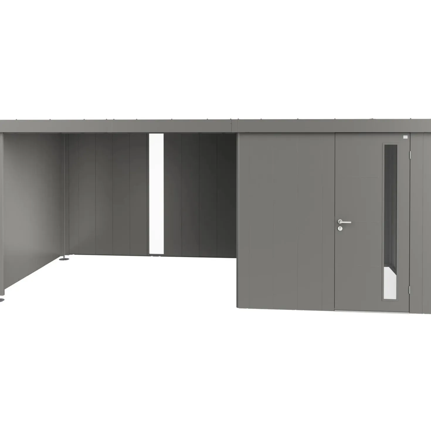 Tetto laterale Biohort per casetta Neo 2A/2B/2C/2D Grigio quarz met