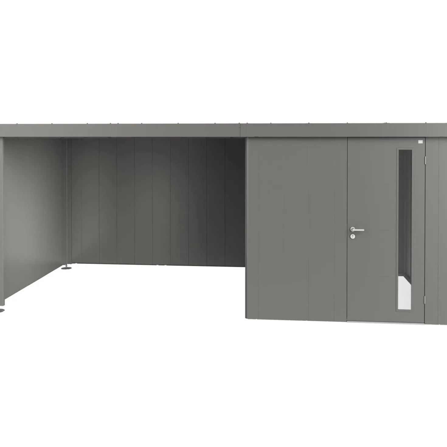 Tetto laterale Biohort per casetta Neo 2A/2B/2C/2D Grigio quarz met