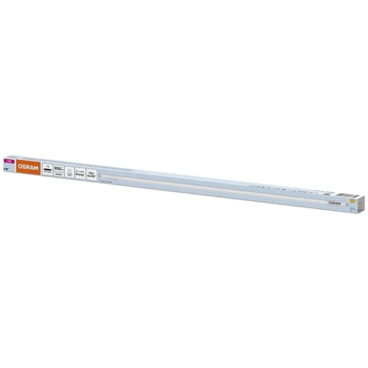 Tubo LED Osram T5 HF L13 CORTO 517 mm 7 W 850 lm 4000 K