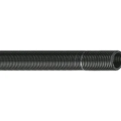 Tubo pieghevole Ø 25 mm nero 10 m