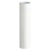 Tubo smaltato lineare porcellanato bianco L 50 cm Ø 12 cm