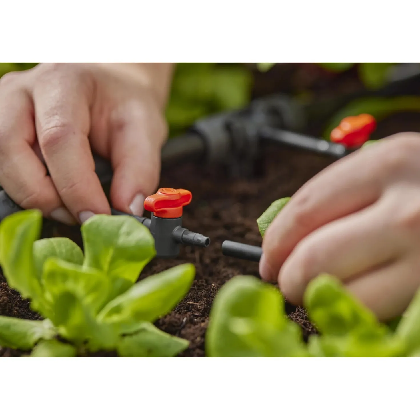 Valvola di chiusura Gardena per tubi da 4,6 mm (3/16") Micro-Drip-System