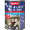 Vernice per legno da esterno satinato ad acqua ciliegio 250 ml