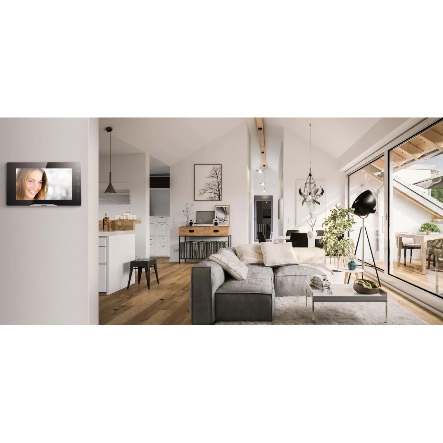 Videocitofono 7" Monofamiliare Bticino 318913 Easikut Plus