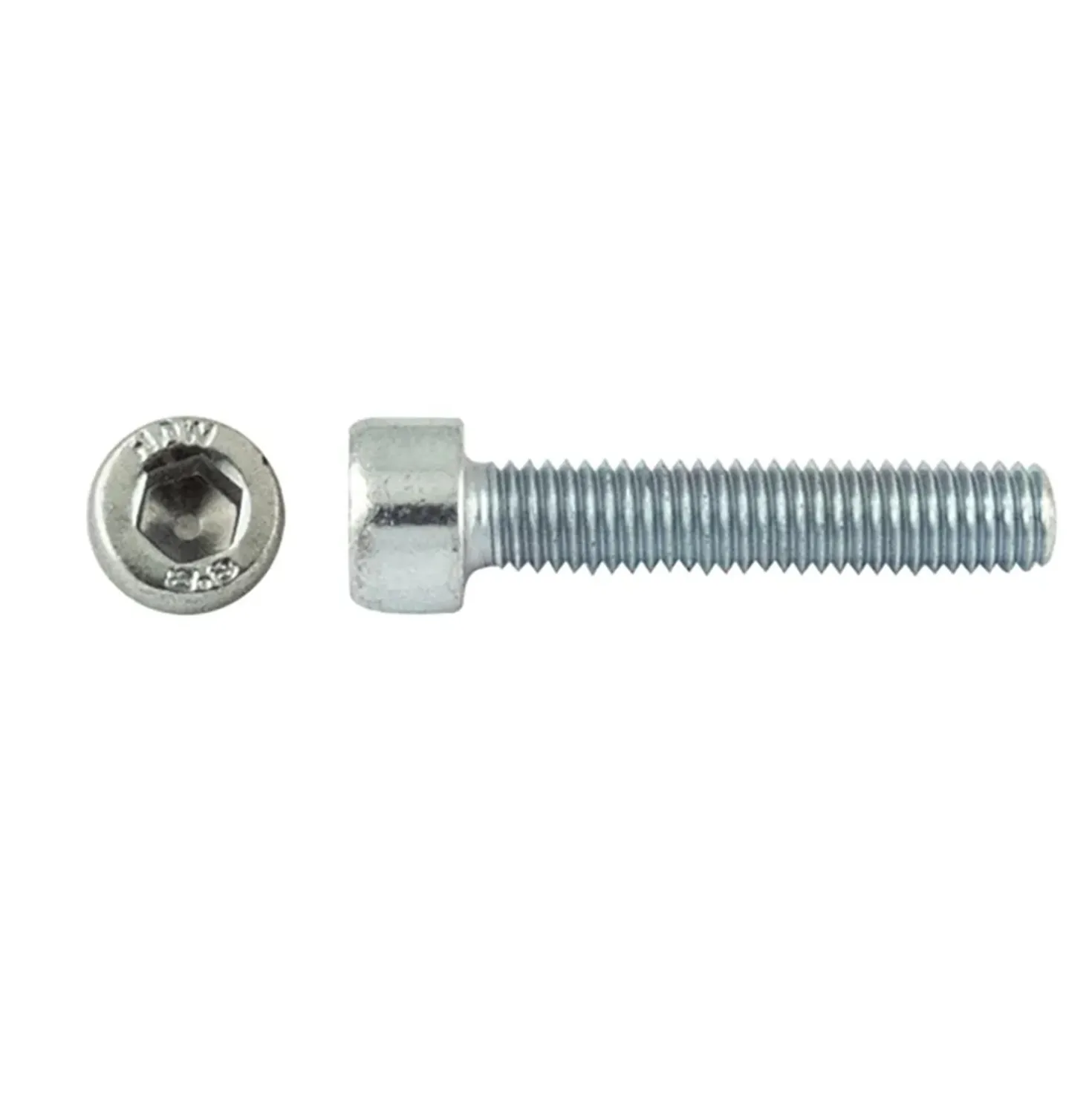 Vite ferro testa cilindrica cava esagonale din 912 zincata mm 6x30