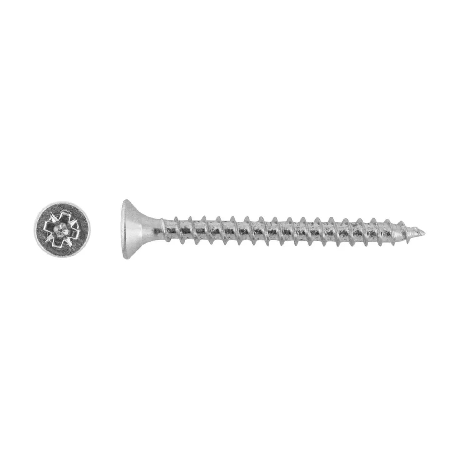 Vite per legno testa piana svasata acciaio inox 4x20 mm 20 pz