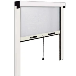 Zanzariera avvolgibile Irs 120x160 cm bianca
